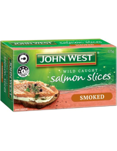 John West Smoked Salmon Slices 125g x 1